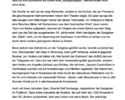 Bericht über die Talkshow "EiTalk" vom 22.04.2022 erschienen in den Rheinischen Anzeigenblätter vom 27.04.2022