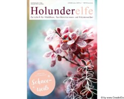 " Perforierte Eier Eier" erschienen in der Holunderelfe, Ausgabe 4/2021, Heft 21, Winter 2021/2022